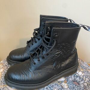 Dr. Martens Textured Black Men's Boots